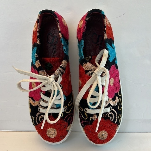 Shans Amsterdam Handcrafted Embroidered Sneakers size 36 - Picture 12 of 15